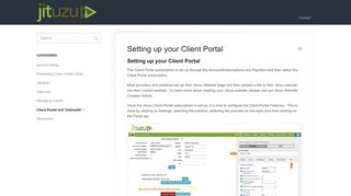 Setting up your Client Portal - Jituzu Knowledge Base