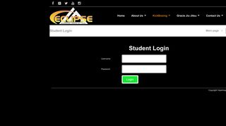 Student Login – Eclipse Kickboxing & Gracie Jiu Jitsu