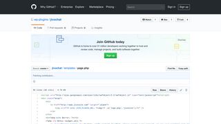 jivochat/page.php at master · wp-plugins/jivochat · GitHub