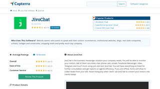 JivoChat Reviews and Pricing - 2019 - Capterra
