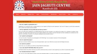 FAQs - JJC Kandivali