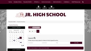 Jefferson Jr. High School - Faculty Directory