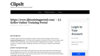 https://www.jjktrainingportal.com/ - J.J. Keller Training Portal - Clipsit