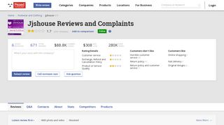 665 Jjshouse Reviews and Complaints @ Pissed Consumer