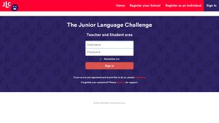 Junior Language Challenge - Login