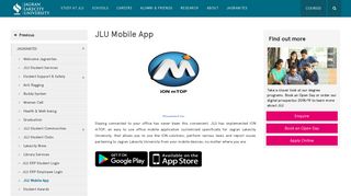 JLU Mobile App - Jagran Lakecity University