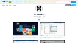 JLV Extension on Vimeo