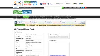 JM Financial Mutual Fund - Moneycontrol