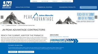 JM Peak Advantage Contractors - Johns Manville