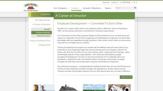 Employee Development - The J.M. Smucker Company