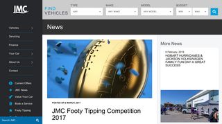 JMC Footy Tipping Competition 2017 | Jackson Motor Company