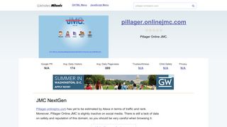 Pillager.onlinejmc.com website. JMC NextGen.
