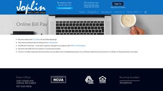 Online Bill Pay | Joplin Metro Credit Union