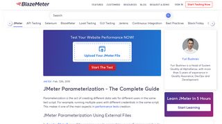 JMeter Parameterization - The Complete Guide | BlazeMeter