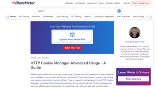 HTTP Cookie Manager Advanced Usage - A Guide | BlazeMeter