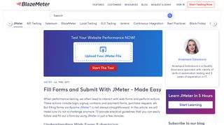 Fill Forms and Submit With JMeter - Made Easy | BlazeMeter