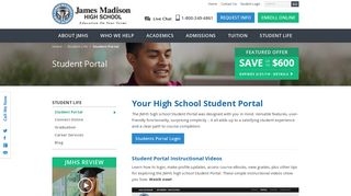 JMHS Student Portal - James Madison High School