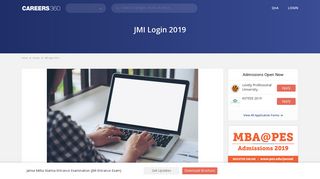 JMI Login 2019 - Candidates Registration and Password Recovery