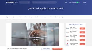 JMI B.Tech Application Form 2019, Registration – Apply online here