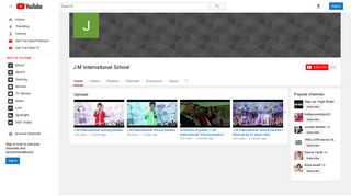 J M International School - YouTube
