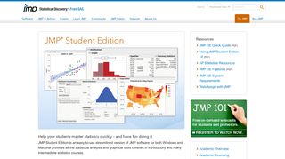 JMP Student Edition | JMP for Academic