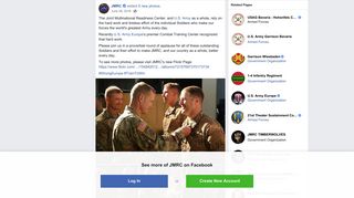 JMRC - The Joint Multinational Readiness Center, and U.S.... | Facebook