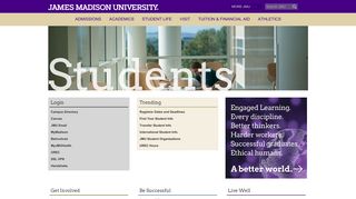 James Madison University - Student Life