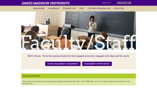 James Madison University - Faculty & Staff