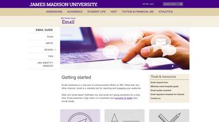 James Madison University - Email