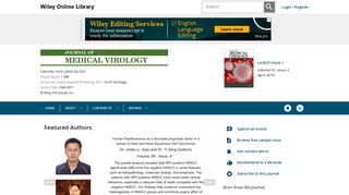 Journal of Medical Virology - Wiley Online Library