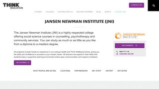 Jansen Newman Institute (JNI) - Think Education