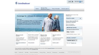 Johnson & Johnson Retirees – Home - UnitedHealthcare Group Retiree