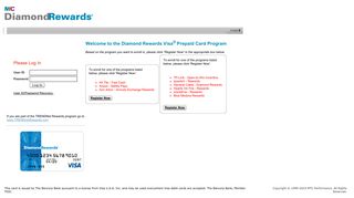 the Diamond Rewards Visa ® Prepaid Card Program