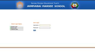 Jamnabai Narsee School - User Login