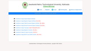 Jawaharlal Nehru Technological University, Kakinada - JNTUK