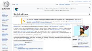 Kanhaiya Kumar - Wikipedia