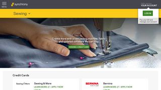 Sewing Financing | Synchrony