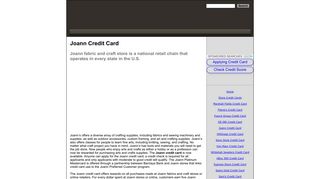 Joann Credit Card | Credit Cards For People With Bad Credit Rating