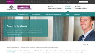 Access for Employers | Job Access