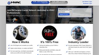 Find your next job and career in HVAC and HVAC/R