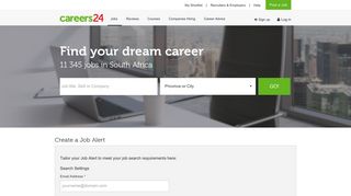 Create a Job Alert - We Will Notify You of Vacancies | Careers24.com