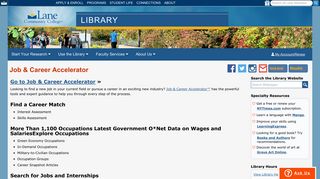 Job & Career Accelerator | Library