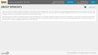 About Spencer's - talentReef Applicant Portal
