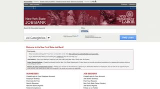 New York State Job Bank - National Labor Exchange