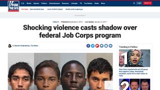 Shocking violence casts shadow over federal Job Corps program | Fox ...