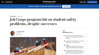 Job Corps program hit on student safety problems, despite successes ...