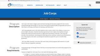 Job Corps | Benefits.gov