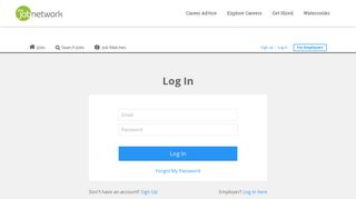 Log-in to your account - TheJobNetwork