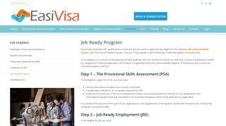 Job Ready Program – EasiVisa