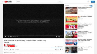 How To Get Job In Canada Using Job Bank Canada | Express Entry ...